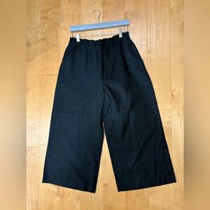 Express wide leg cropped pants culottes black sz M new with tag nwt